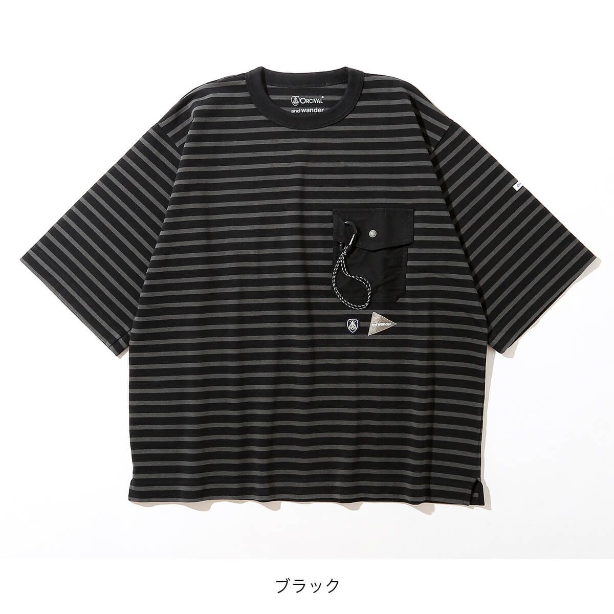 新品】and wander アンドワンダー オーシバルH/S T - メルカリ