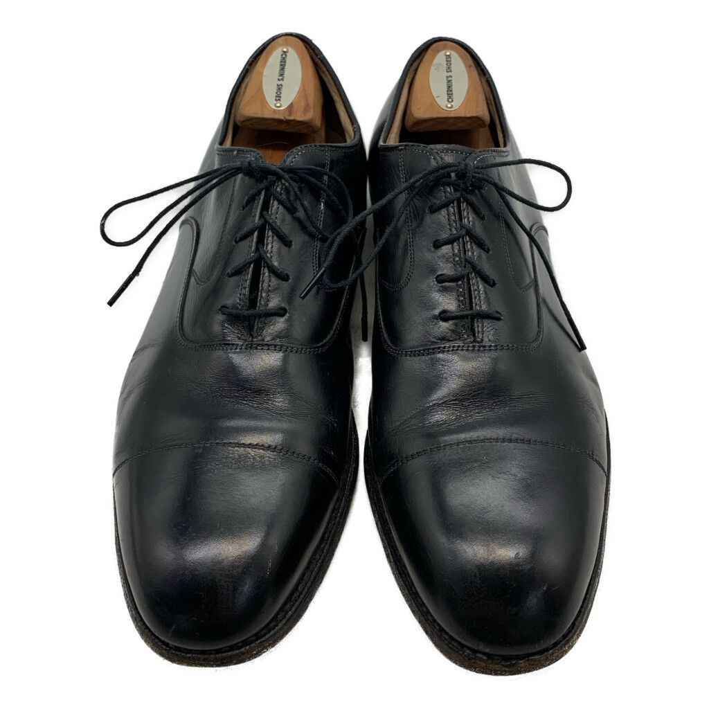 ストレートチップ 内羽根式 レザーシューズ ブラック (メンズ 9) 中古 古着 KA1913