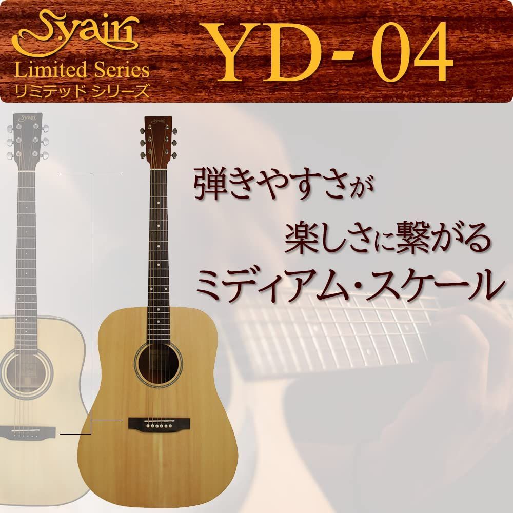 S.Yairi ヤイリ アコースティックギター 初心者セット ドレッドノート 