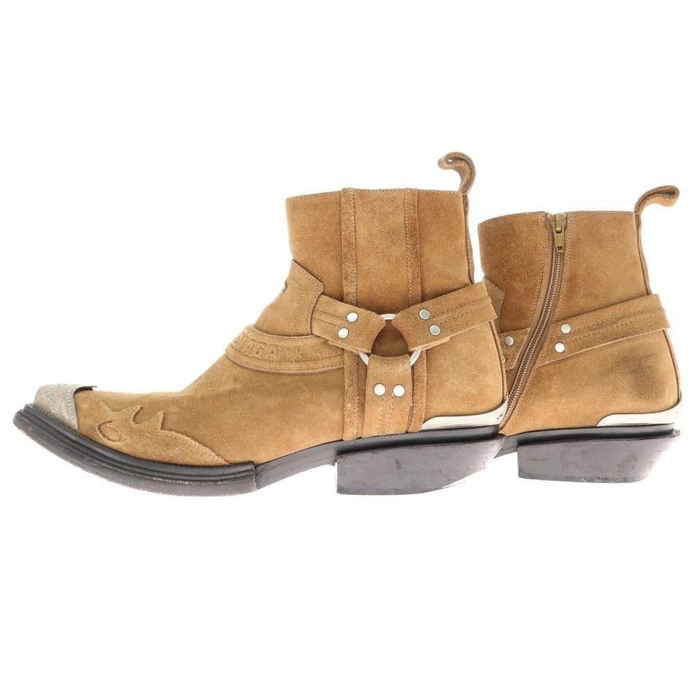 中古】バレンシアガ BALENCIAGA スエード ウエスタンブーツ