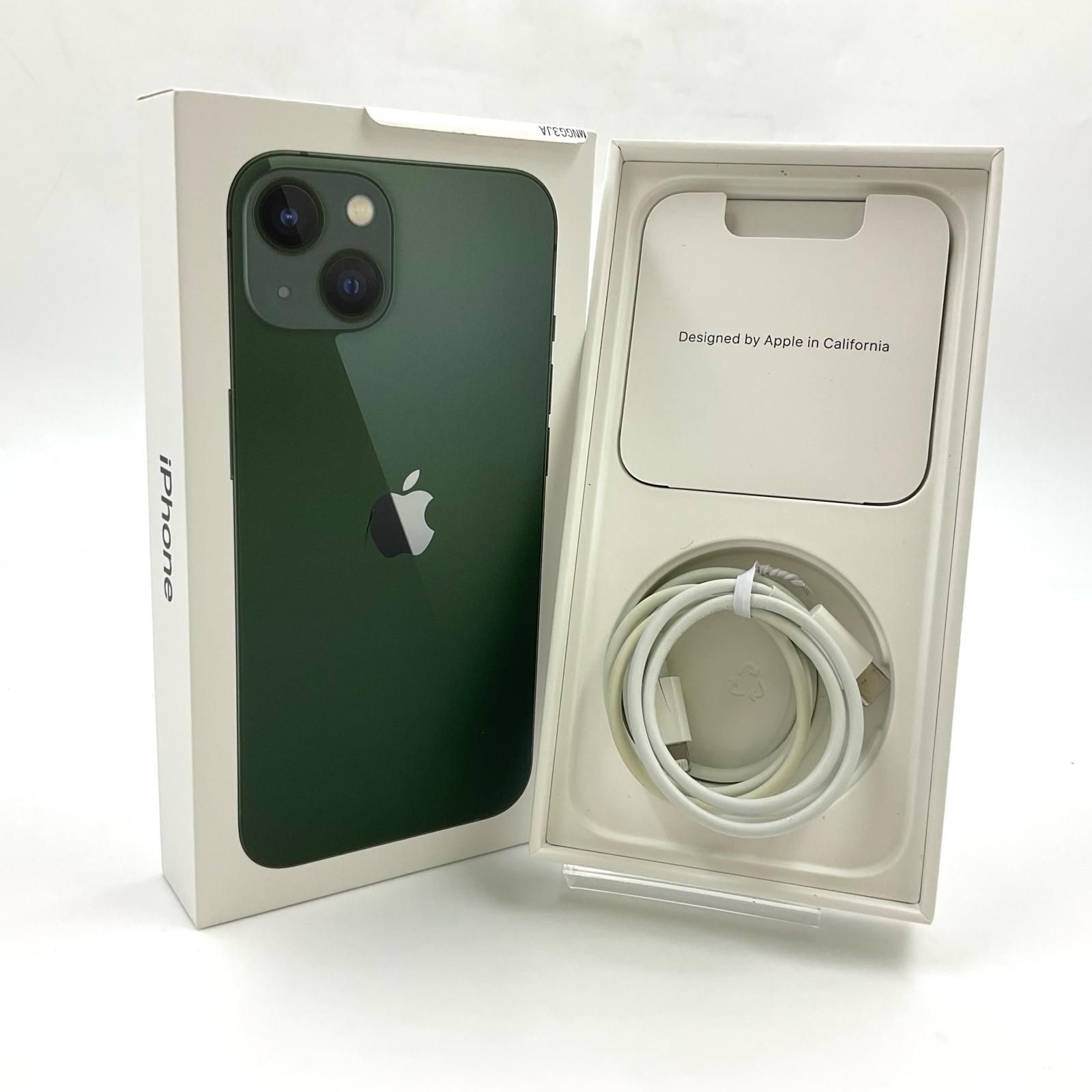 最速発送】Apple iPhone iPhone 13 128GB グリーン au SIMフリー【難有】