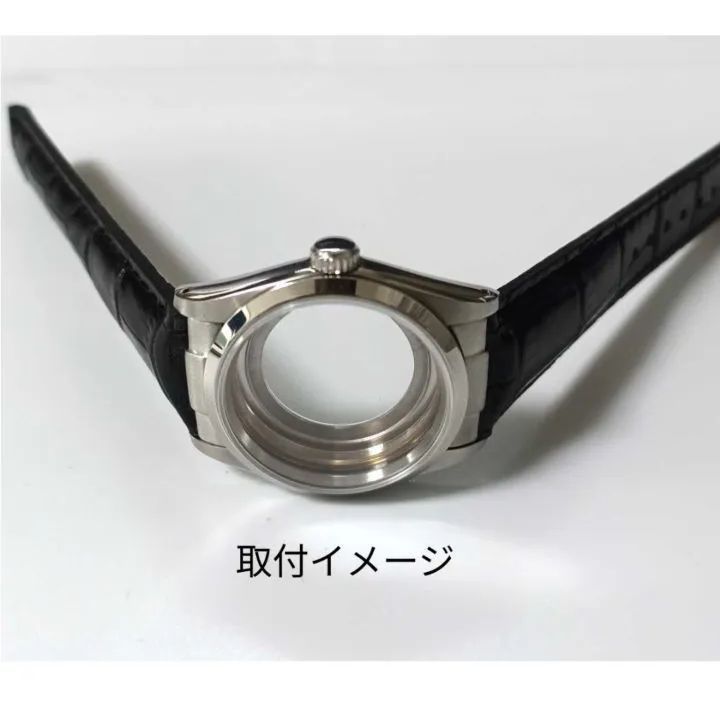19mm 腕時計 革ベルト用 社外品 フラッシュフィット マット