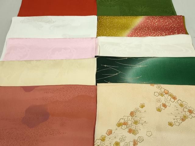 平和屋着物 和装小物 帯揚げ10枚セット 正絹 DAAV8222by