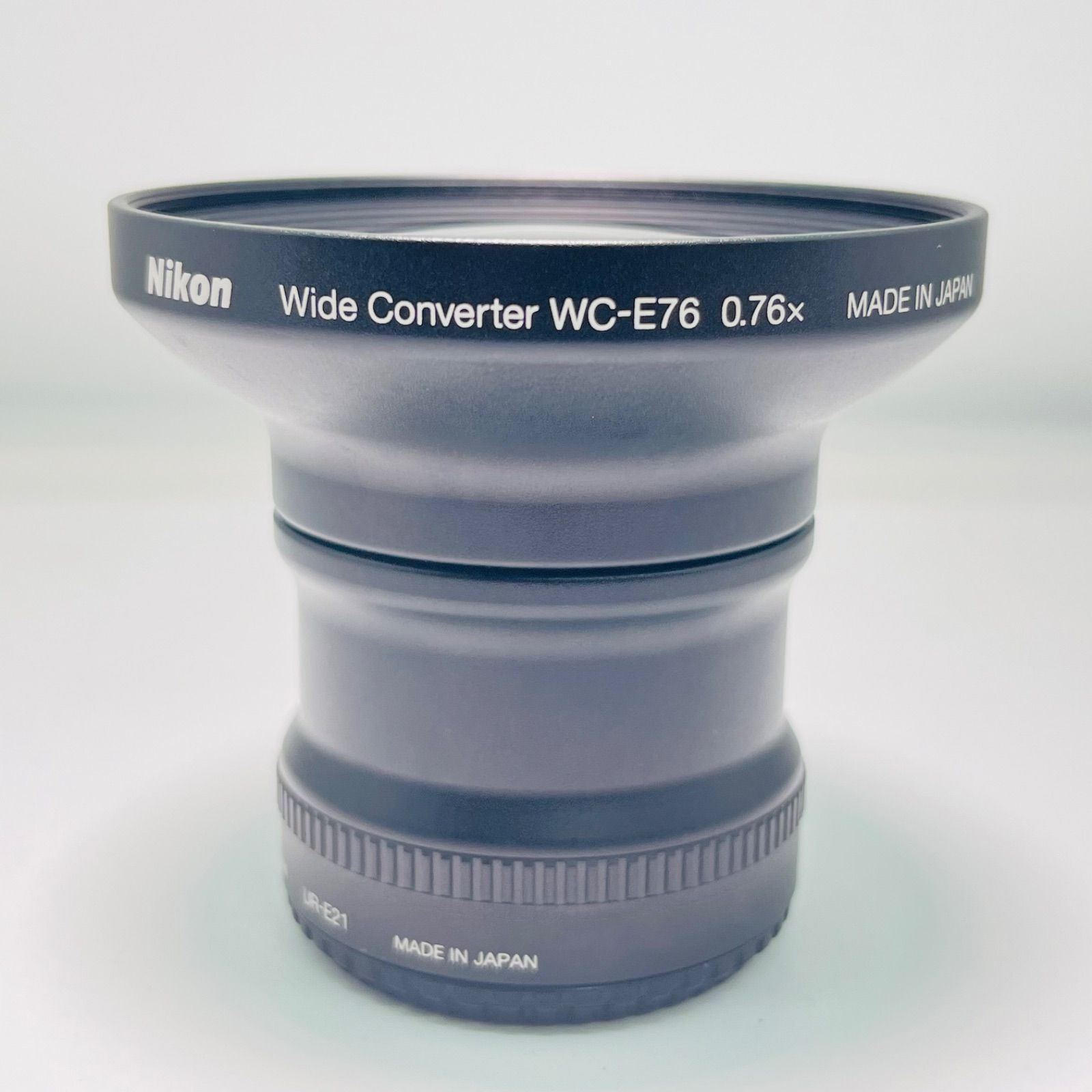 送料無料】☆外観光学美品 Nikon WC-E76 0.76X Wide Converter + UR