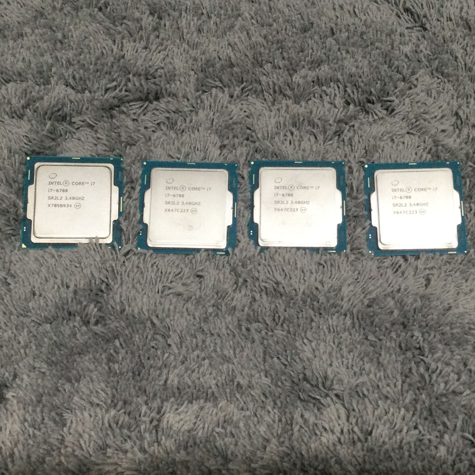 ③ INTEL Core i7-6700 計4枚セット CPUまとめ売り □1000024275216