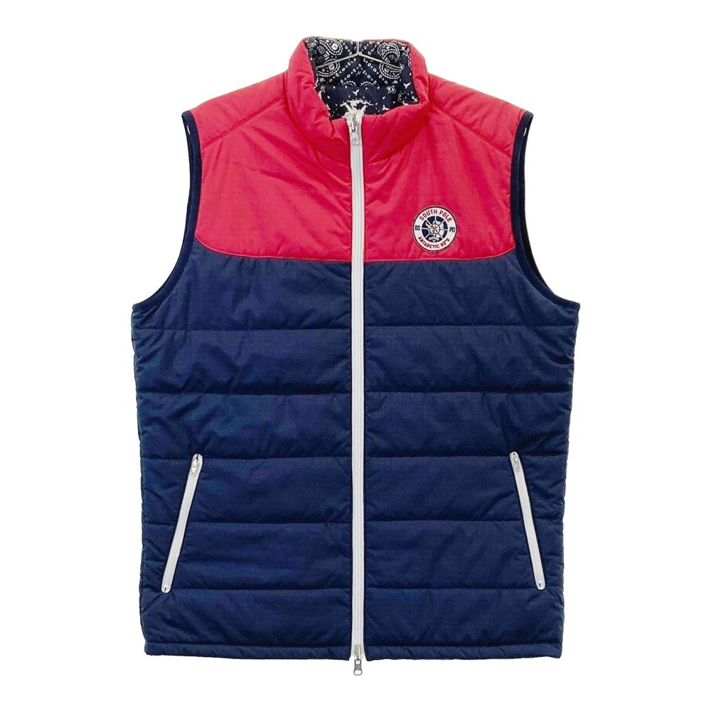 サイズ L CALLAWAY キャロウェイ リバーシブル 中綿ベスト ネイビー系 240101473011 ゴルフウェア メンズ ストスト