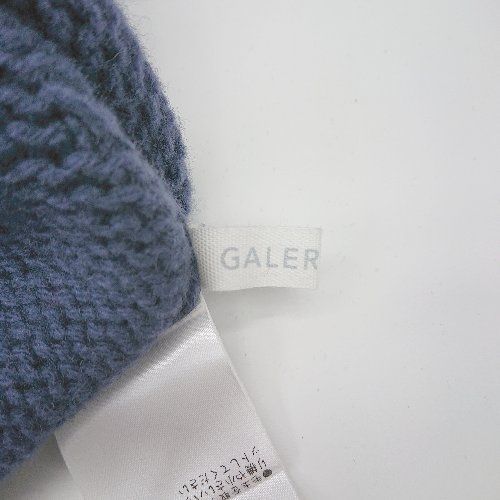 ギャルリーヴィー ネイビー タートルニット GALERIE VIE｜ギャルリー ヴィーのニット/セーター（ブルー