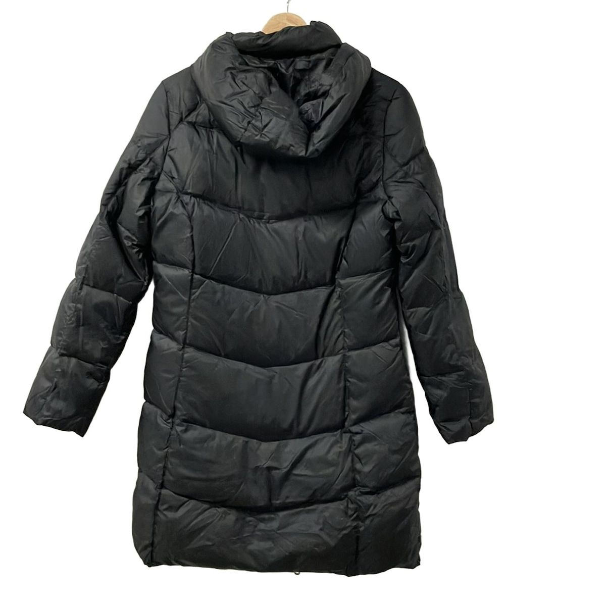 RLX RalphLauren ラルフローレン ダウンコート サイズL レディース - 黒 長袖 ジップアップ フード着脱可 冬