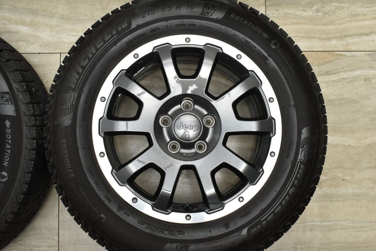 美品 バリ溝】JEEP ジープ レネゲード 純正 16in 6.5J +35 PCD110 