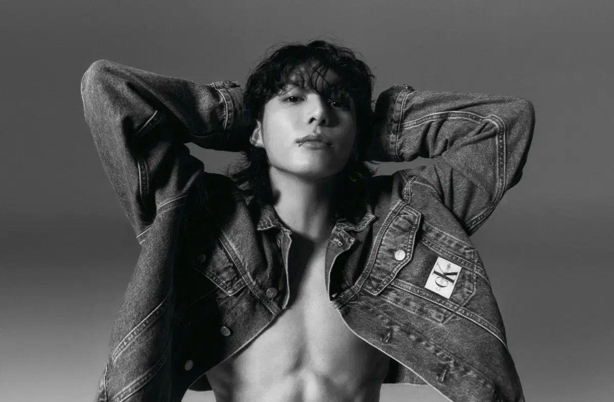 ジョングク Calvin Klein カルバン・クライン デニム ジャケット CK