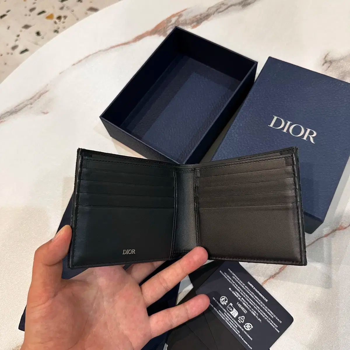 ガリガリガリクソン専用　Dior ディオール オブリーク 二つ折り財布 org.jpg