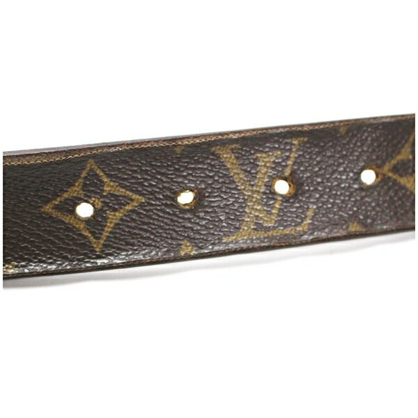 美品】ルイヴィトン ベルト モノグラム サンチュール キャレ M6800