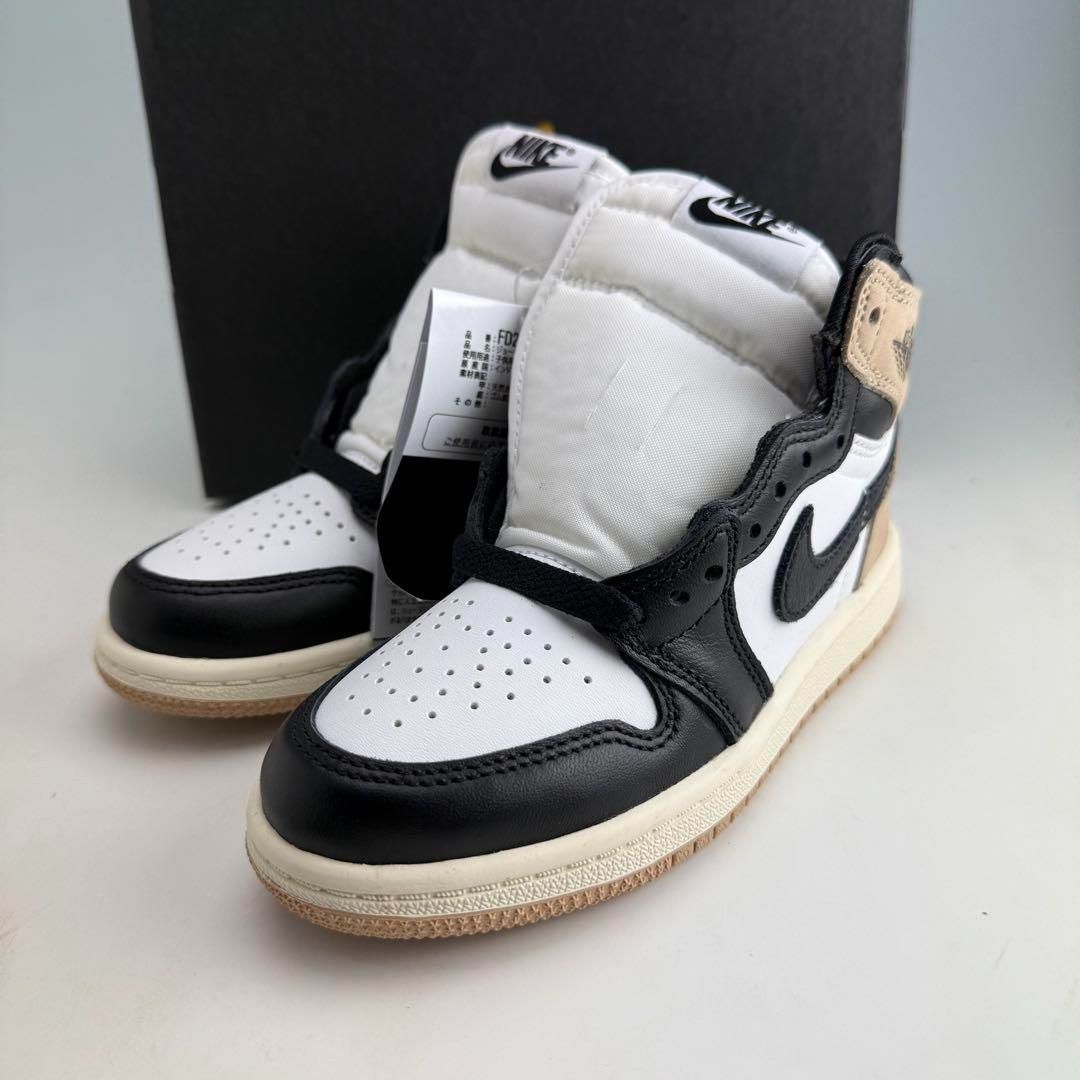 18 cm ナイキ PS エアジョーダン1 レトロ ハイ OG ラテ キッズ
