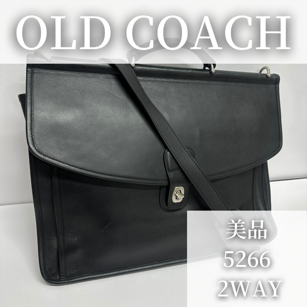 COACH オールドコーチ ビジネスバッグ ウィリス 2way 黒 アメリカ製 ...