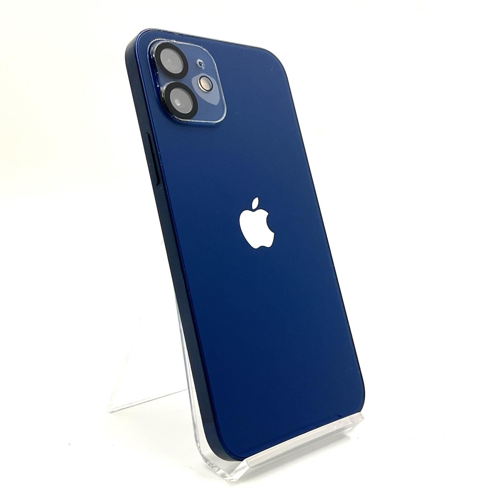全額返金保証 最速発送 Apple iPhone 12 128GB ブルー Softbank 動作 済 75%