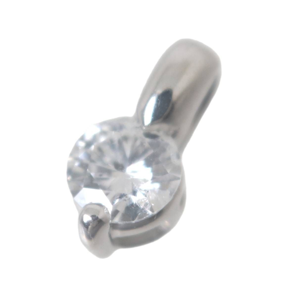 Pt900 プラチナ ダイヤ ペンダント トップ 0.280ct 0.6g KA B