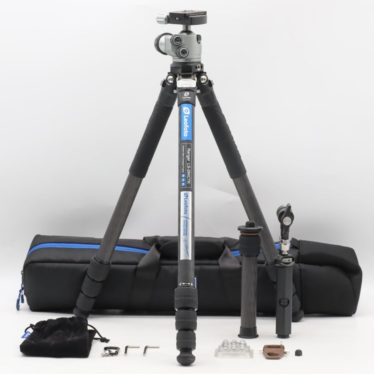 Leofoto レオフォト LS-284CTK LH-36TK UC-05 AM-5TK カーボン三脚＋自由雲台＋アンブレラホルダーセット