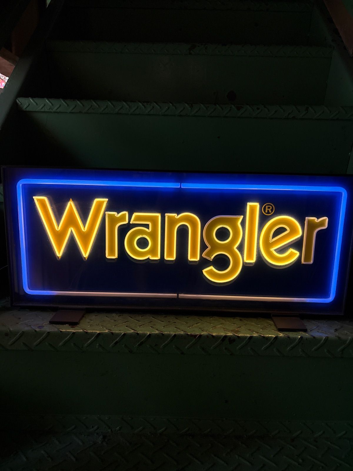 Wrangler ラングラー ネオンサイン NEON 看板 非売品 ネオン管 専用