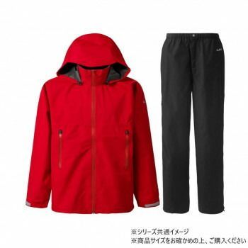 GORE-TEX ゴアテックス パックライトプラスレインスーツメンズ SR150M|RD 3L レッド SR150M