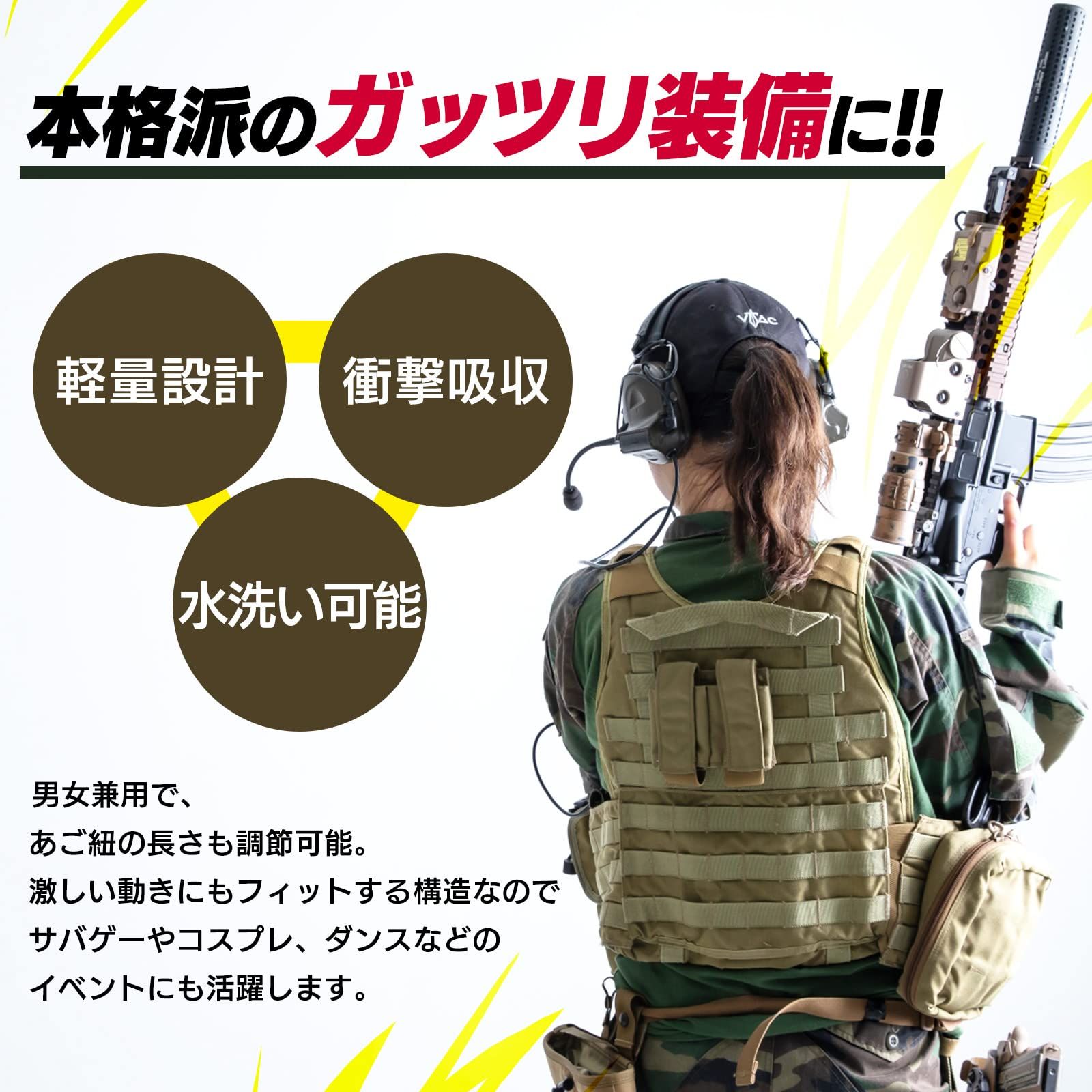 S-NET サバゲー ヘルメット タクティカル 装備 コスプレ 迷彩