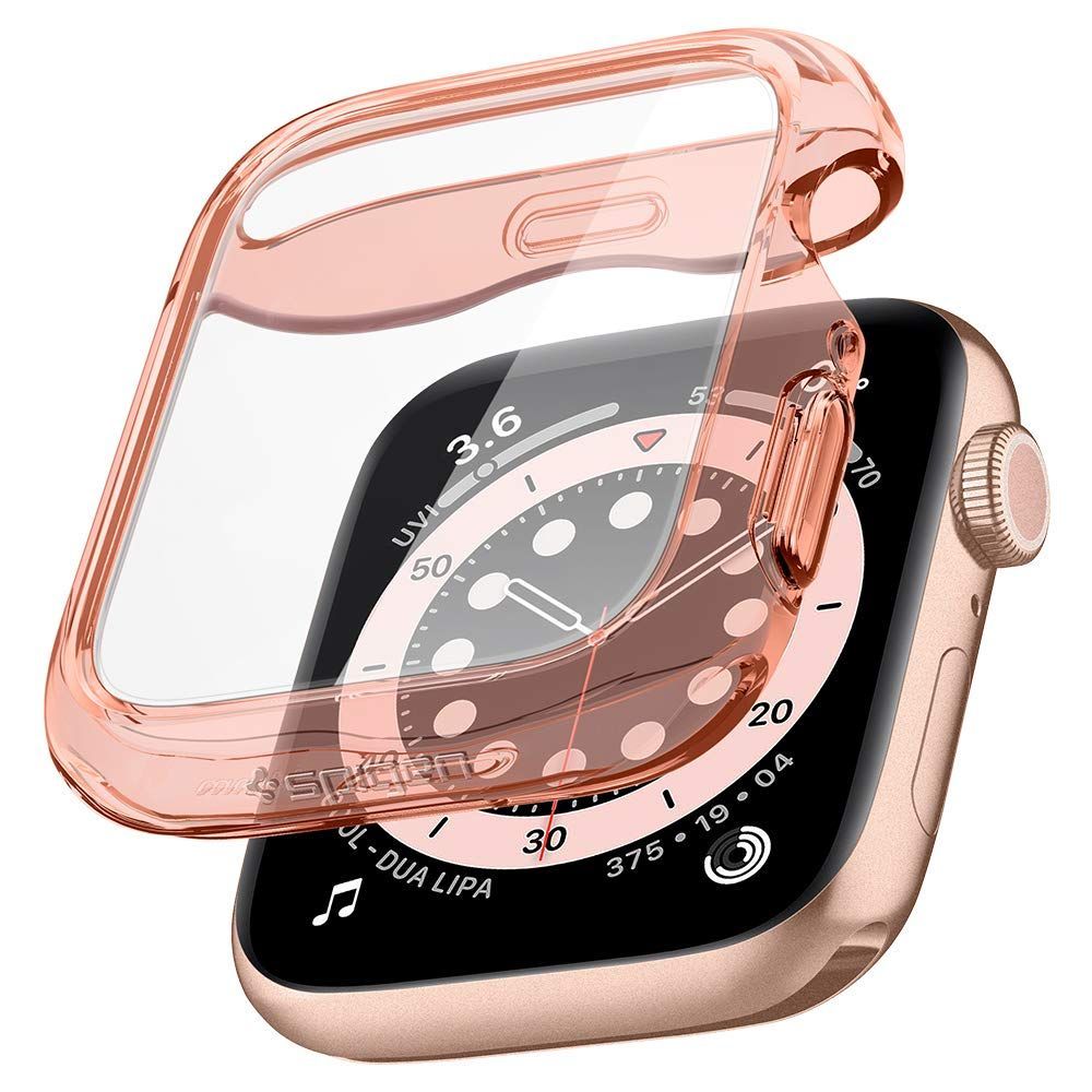 Spigen Apple Watch ケース 40mm 全透明 全面 クリア 耐衝撃 画面 一体型 カバー 落下 衝撃 吸収 TPU PC 薄型 SE2 / SE/Series 6 / Series 5 / series 4 対応 ウルトラ・ハイブ