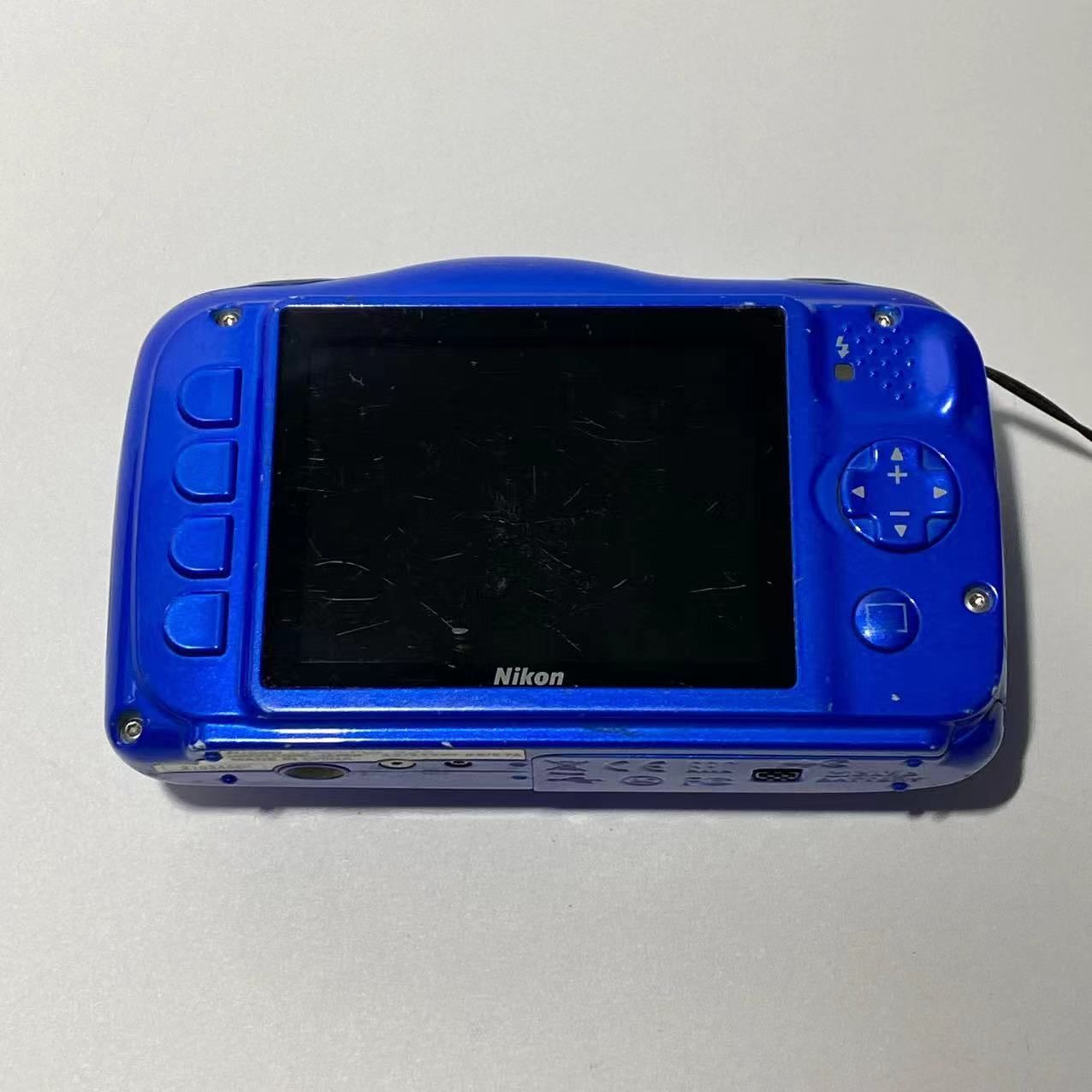 13 Nikon COOLPIX S33 BLUE【現状品】 動作確認済み - メルカリ