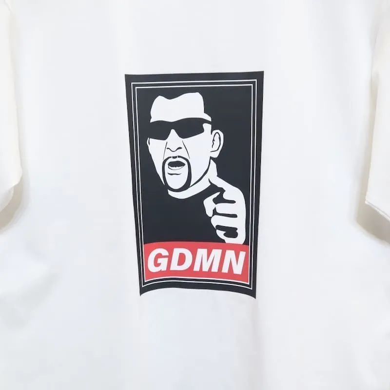 新品 メンズ ARISTRIST アリストトリスト 蝶野 正洋 半袖 Tシャツ 半袖Tシャツ ティーシャツ プロレス GDMN ガッデム ユニセックス レディース 白 ホワイト グレー