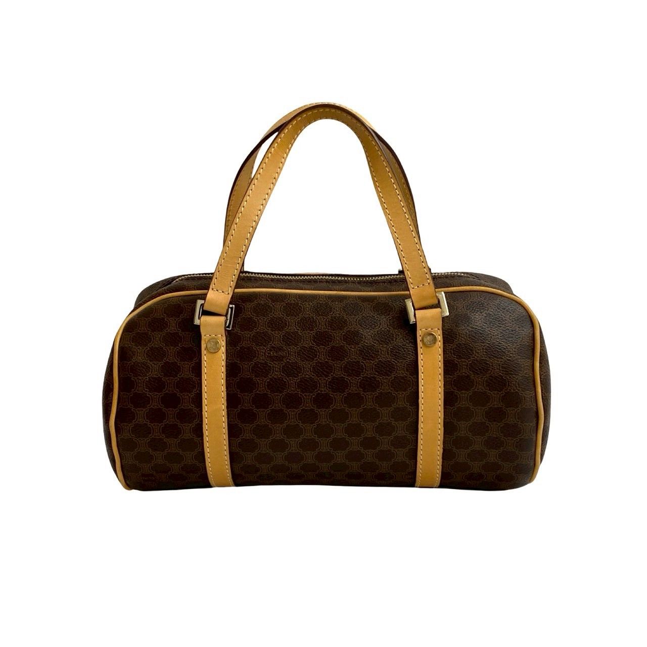 極 美品 袋付き CELINE セリーヌ マカダム ブラゾン トリオンフ