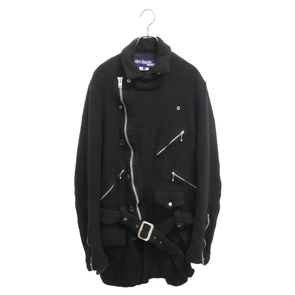 BLACK COMME des GARCONS 縮絨 ダブルライダース BLACK COMME des GARCONS ウール縮絨 ダブルライダース（【楽天