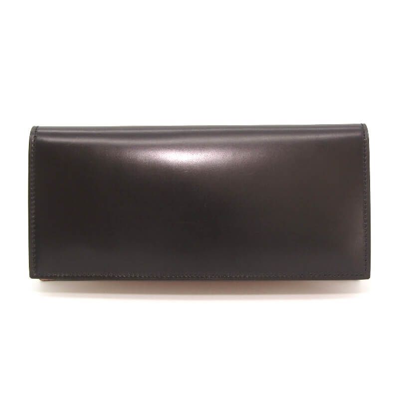 ♥ Flathority フラソリティ 長財布 FM701 水染 オイルコードバン waterOil Cordovan Long Wallet 国産 ブラック 黒 28011128