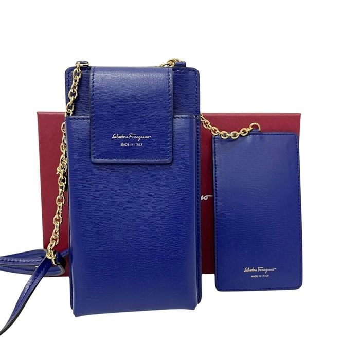 併売商品※◇中古美品◇Ferragamo【フェラガモ】ヴァラ チェーン 