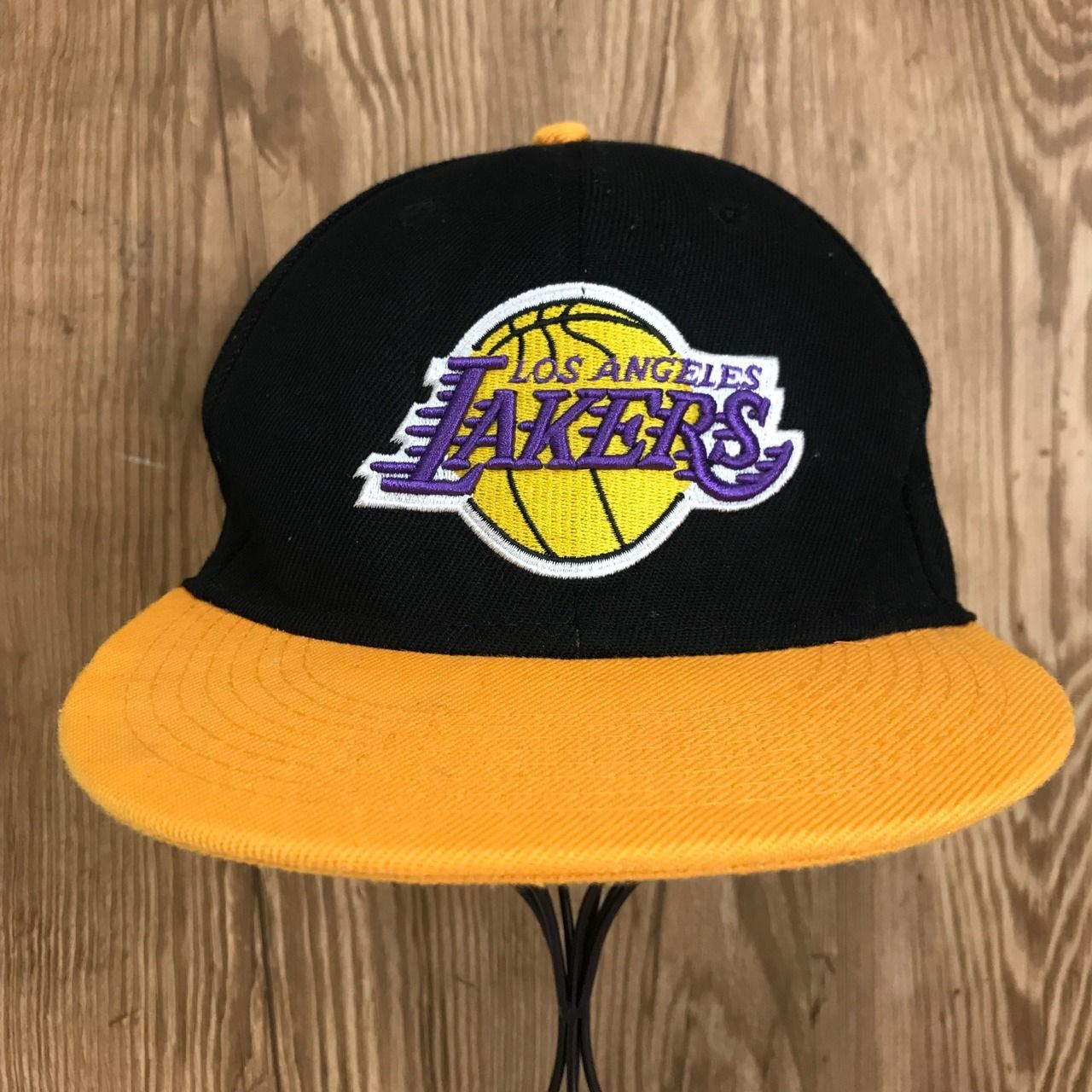 NEW ERA NBL Los Angeles LAKERS ニューエラ ロサンゼルス レイカーズ キャップ 帽子 バスケットボール  古着 s24072733