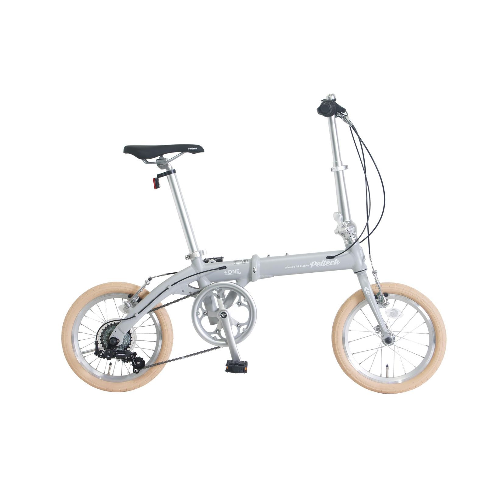 PELTECH FLIP ONE 軽量アルミ折り畳み自転車総重量11.2KG 16インチ外装