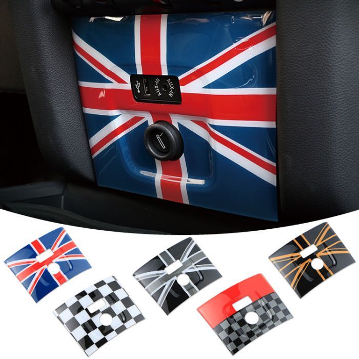 BMW MINI ミニ USB シガーソケット パネル カバー F60 クロスオーバー 全5色 USBポート AUX 電源 内装 トリム パネル アクセサリー カスタム パーツ【カー用品のお店BeeTech】カスタマイズ 車用品 カ