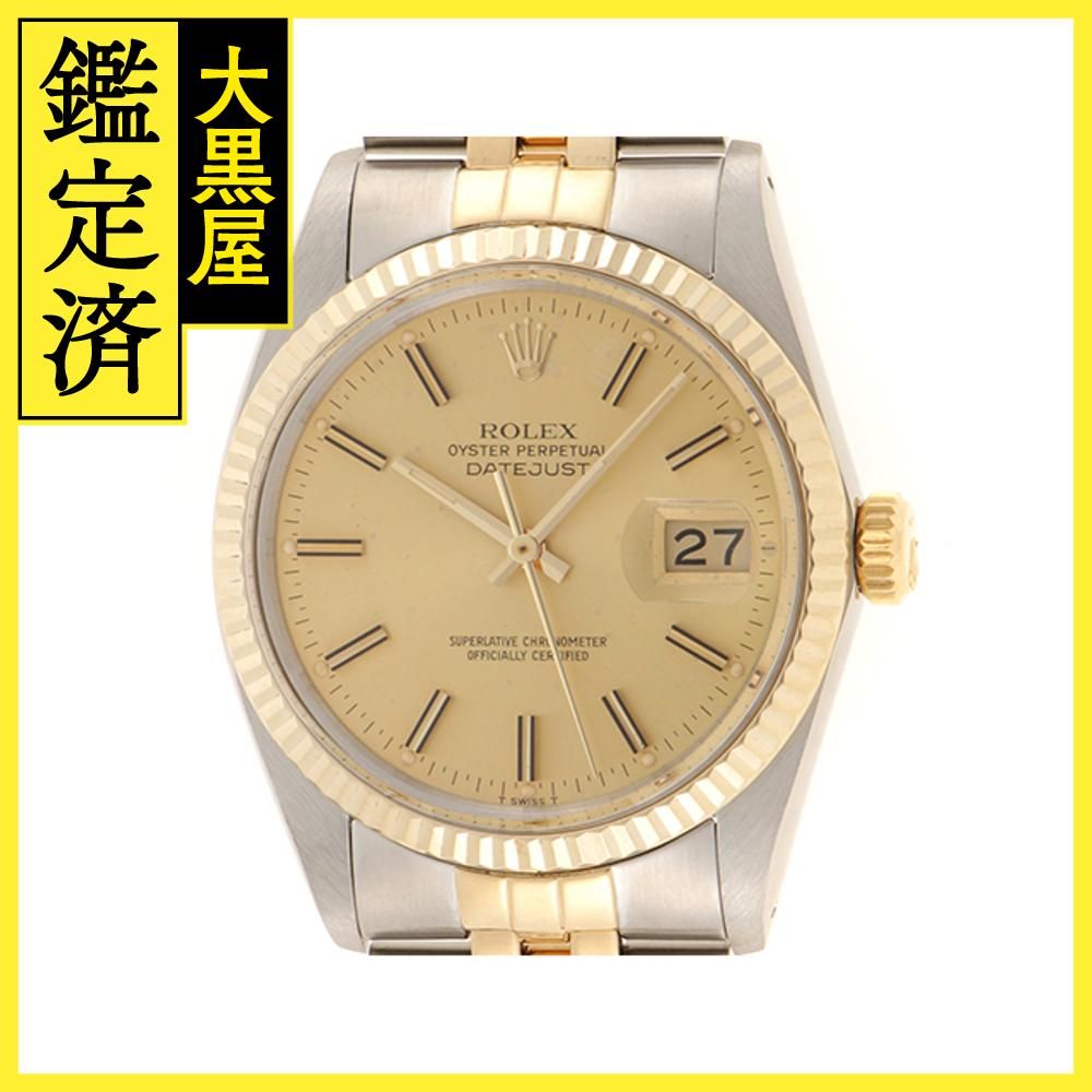 1982年 ROLEX ロレックス デイトジャスト 16013 18YG/SS 強化 