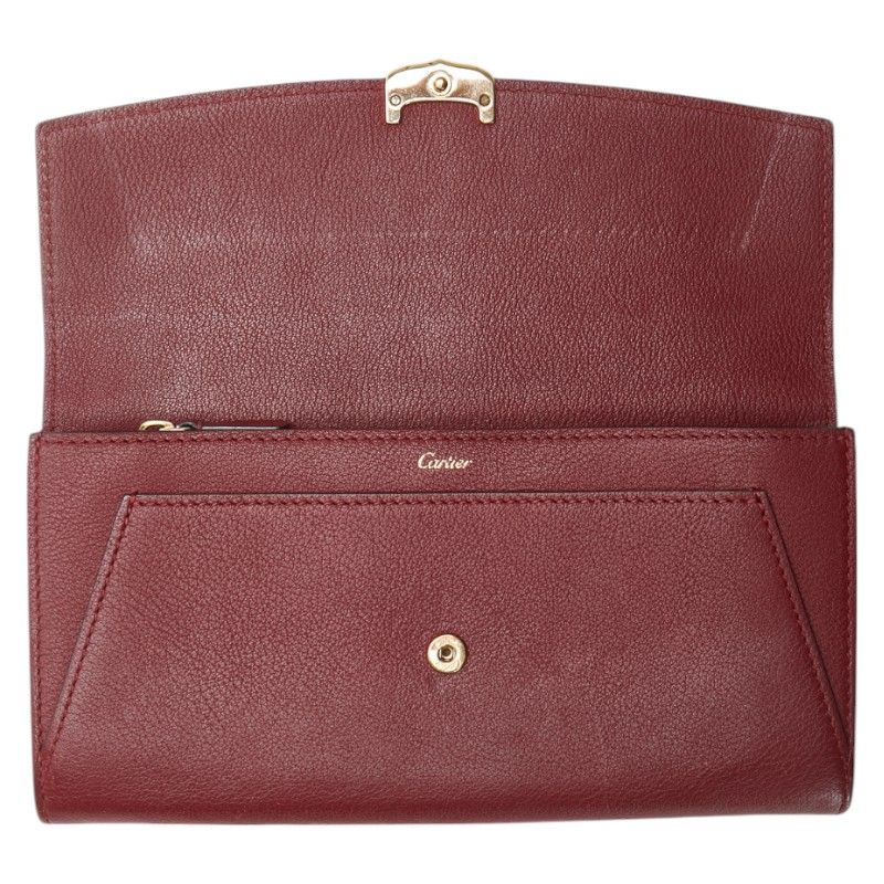 カルティエ C ドゥ カルティエ インターナショナルウォレット レッド  
