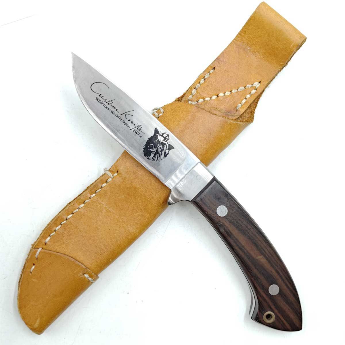 Custom Knife 2WJ-1 カスタムナイフ Wilderness World in Japan ナイフ 