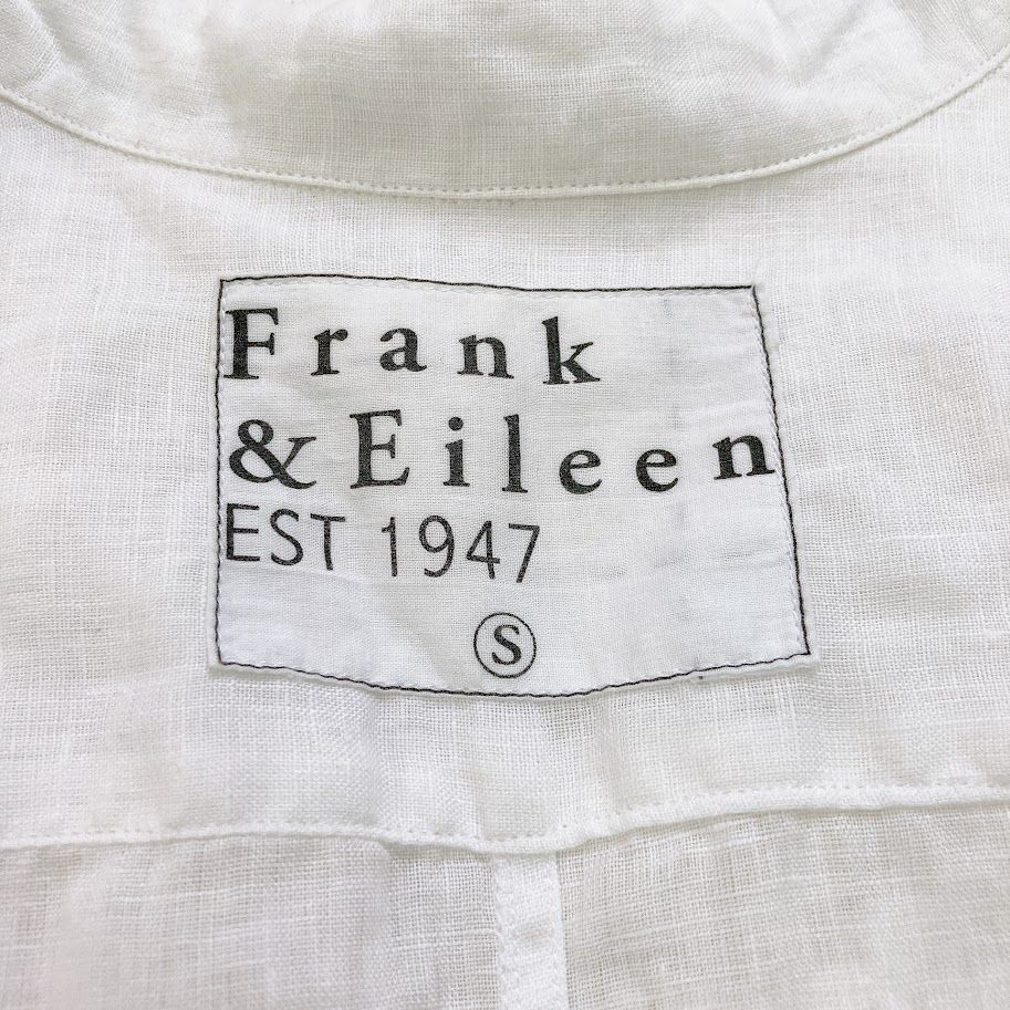 Frank＆Eileen フランク＆アイリーン リネンシャツ PAUL 長袖 白