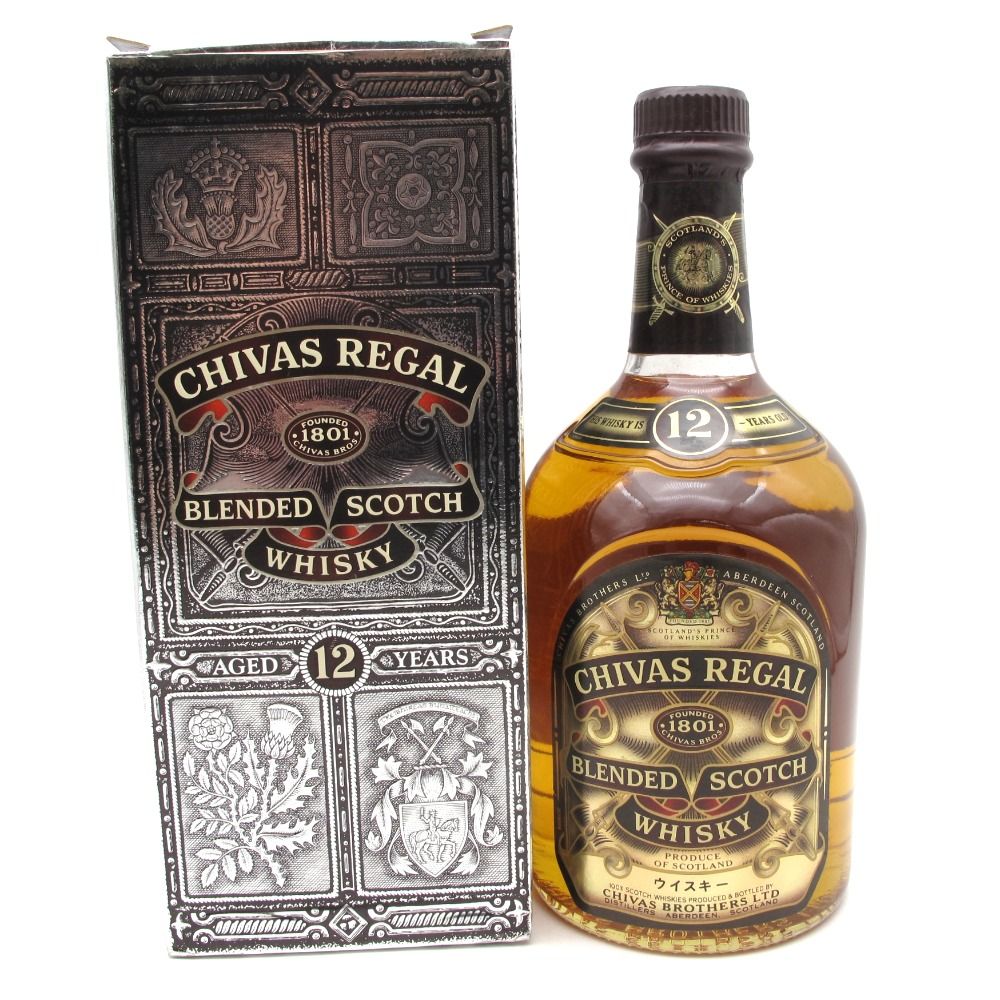 Chivas Regal シーバスリーガル ウイスキー 12年 特級表示なし 旧旧ボトル 750ml 43% ブレンデッドスコッチ 洋酒 古酒 未開栓  - メルカリ