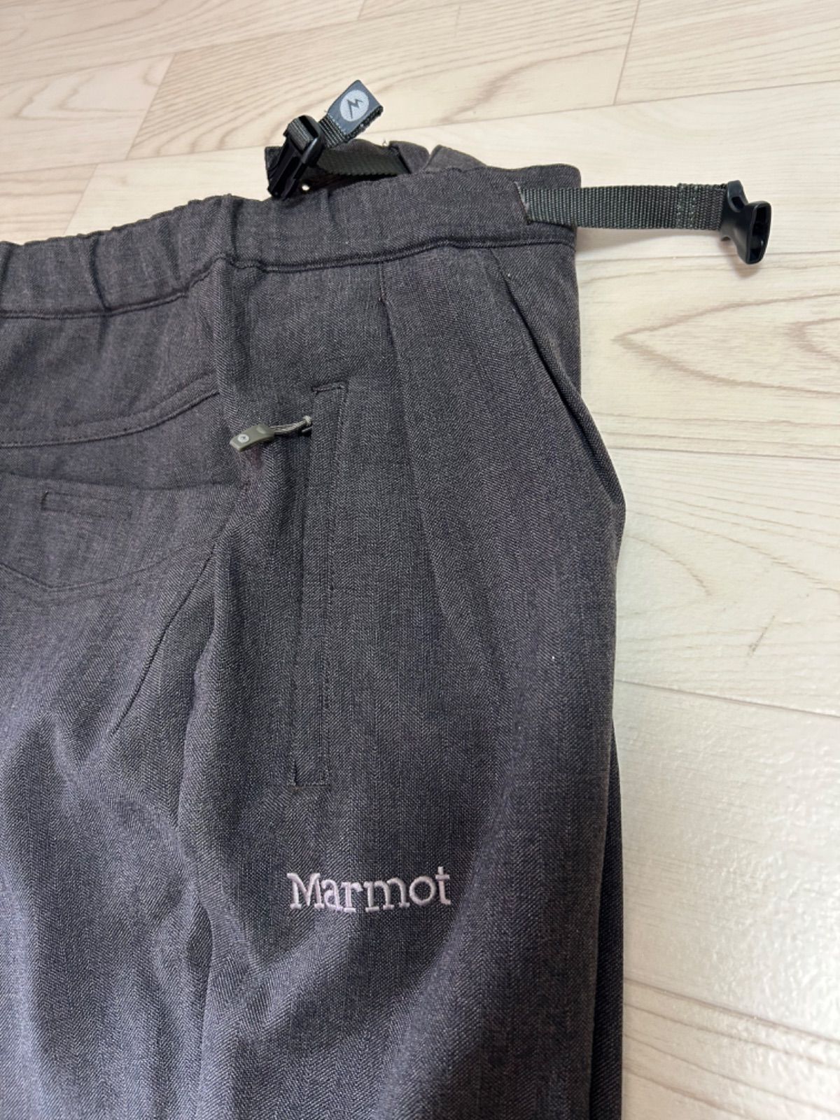 Marmot　マーモット パンツ　ポリエステル　ウェビングベルト