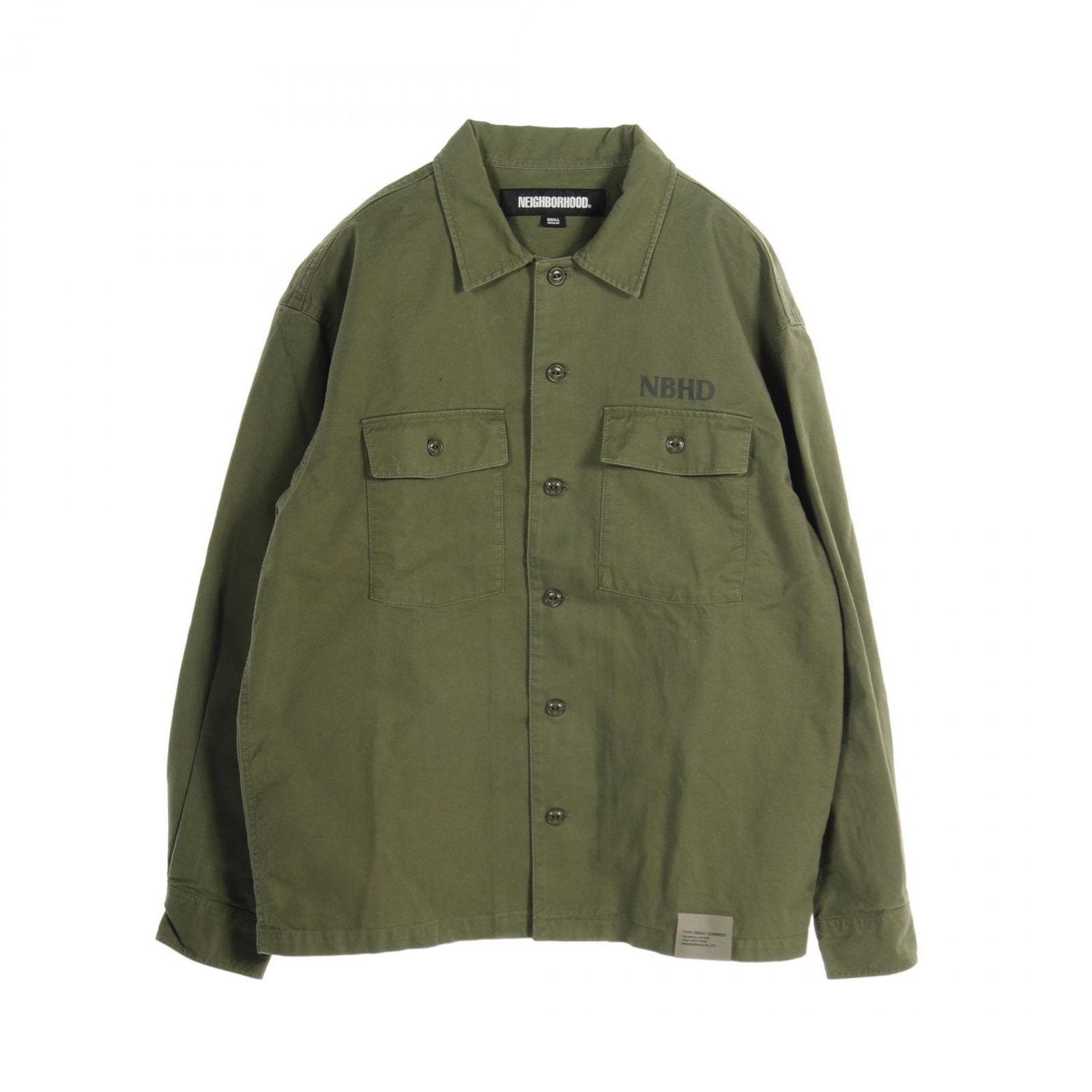 ネイバーフッド NEIGHBORHOOD その他トップス BDU 24TSNH-SHM09 カーキグリーン コットン シャツ メンズ Used A