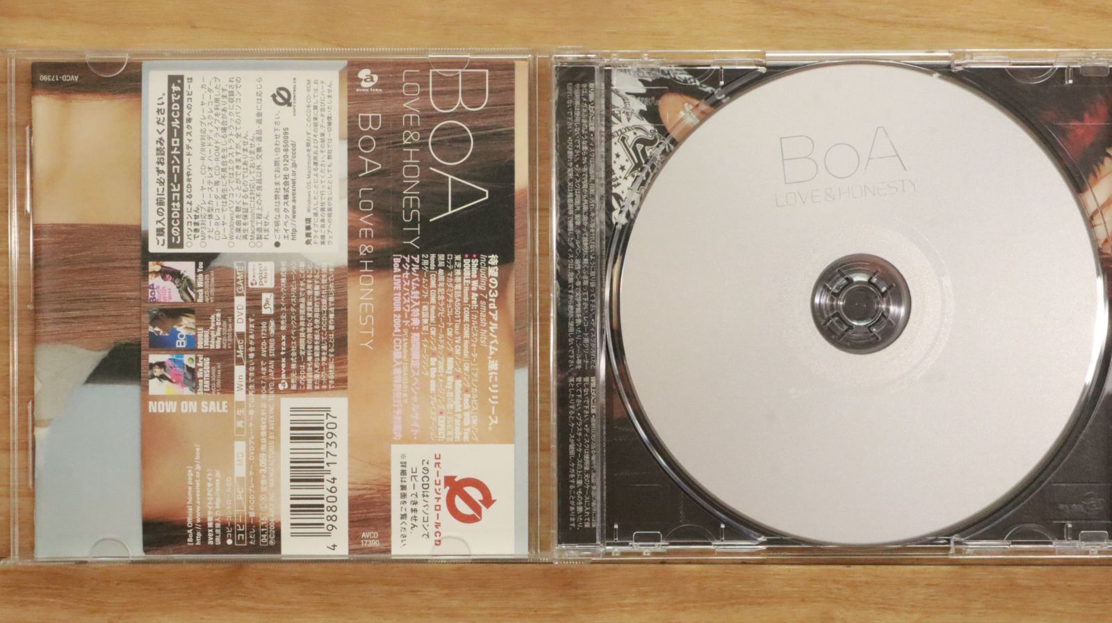 国内盤CD☆ボア/BoA□ LOVE & HONESTY (CCCD) 【AVCD17390