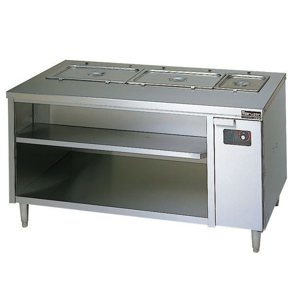 マルゼン ガスウォーマーテーブル ゆがき槽付 MGS-096CX LPG(プロパン