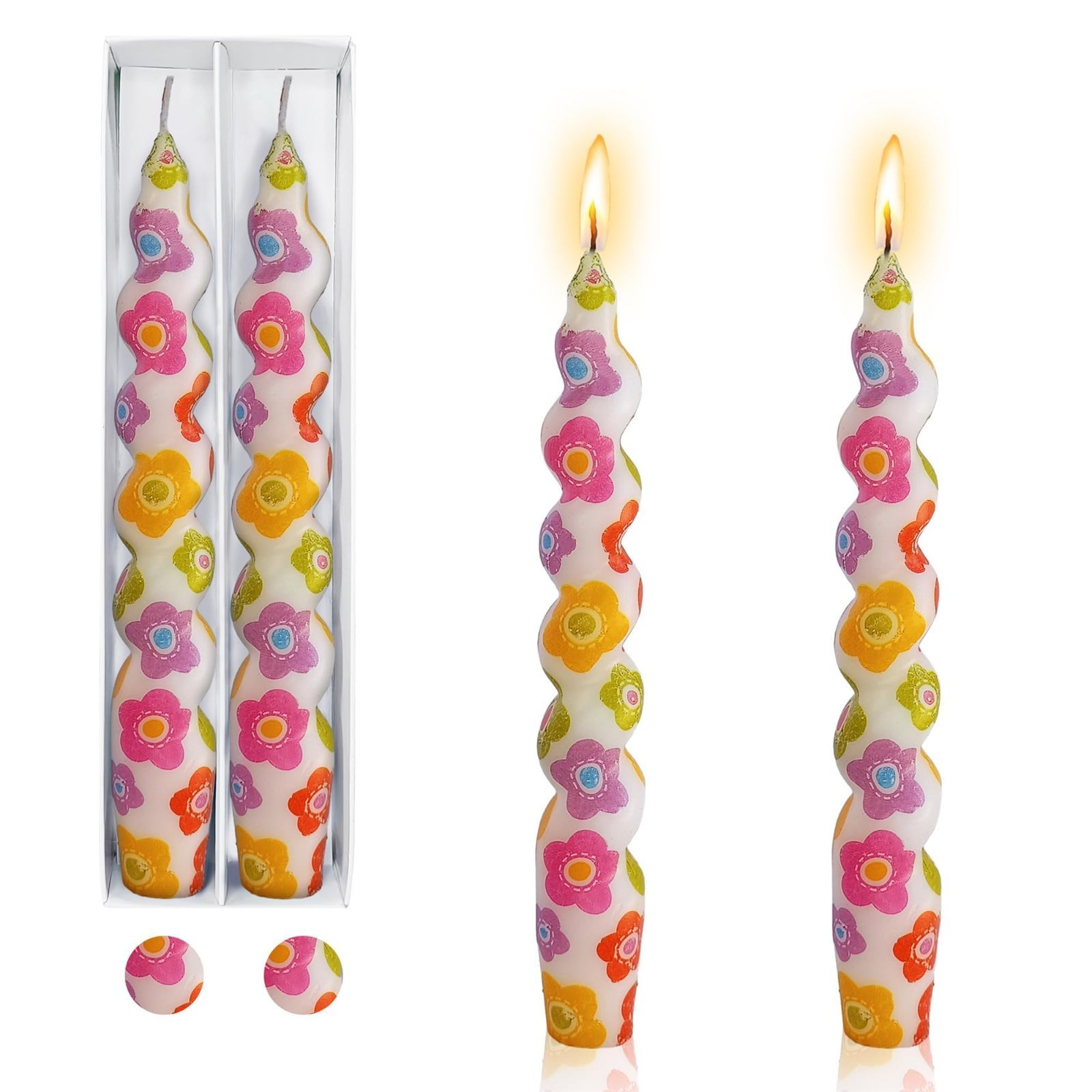 数量限定】ロウソク 結婚式 2個入り 家居裝飾 無香ろうそく