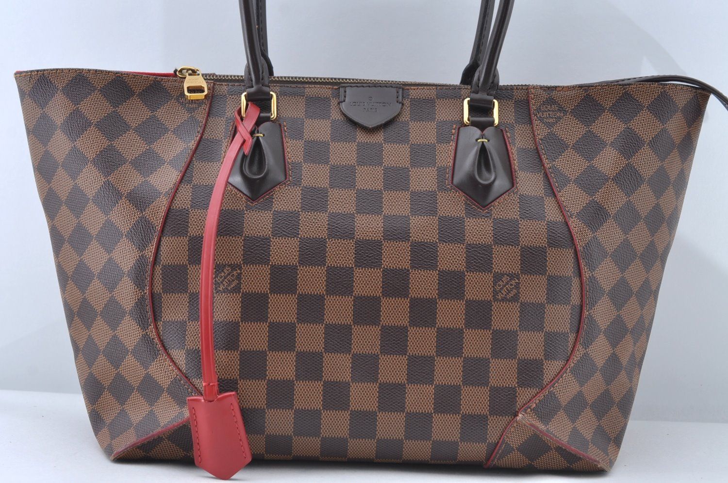 LOUIS VUITTON ルイヴィトン ダミエ カイサ MM ショルダートートバッグ