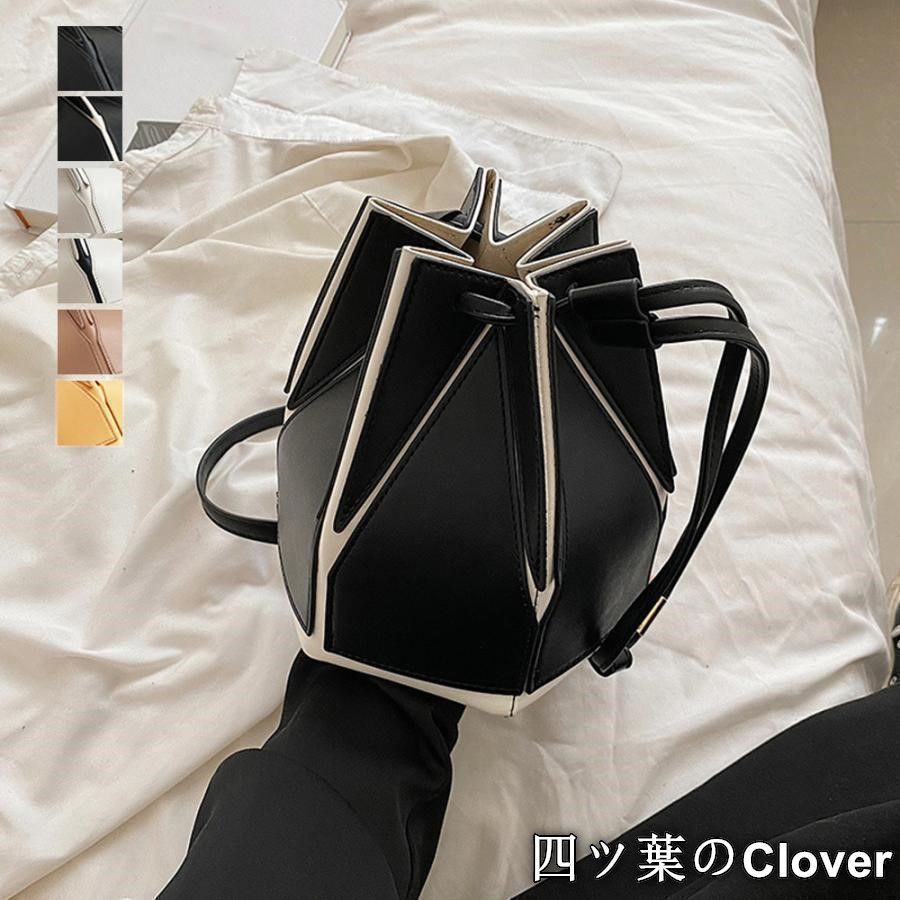 【美品・未使用新品】春 夏ショルダーバッグ レディース 巾着バック