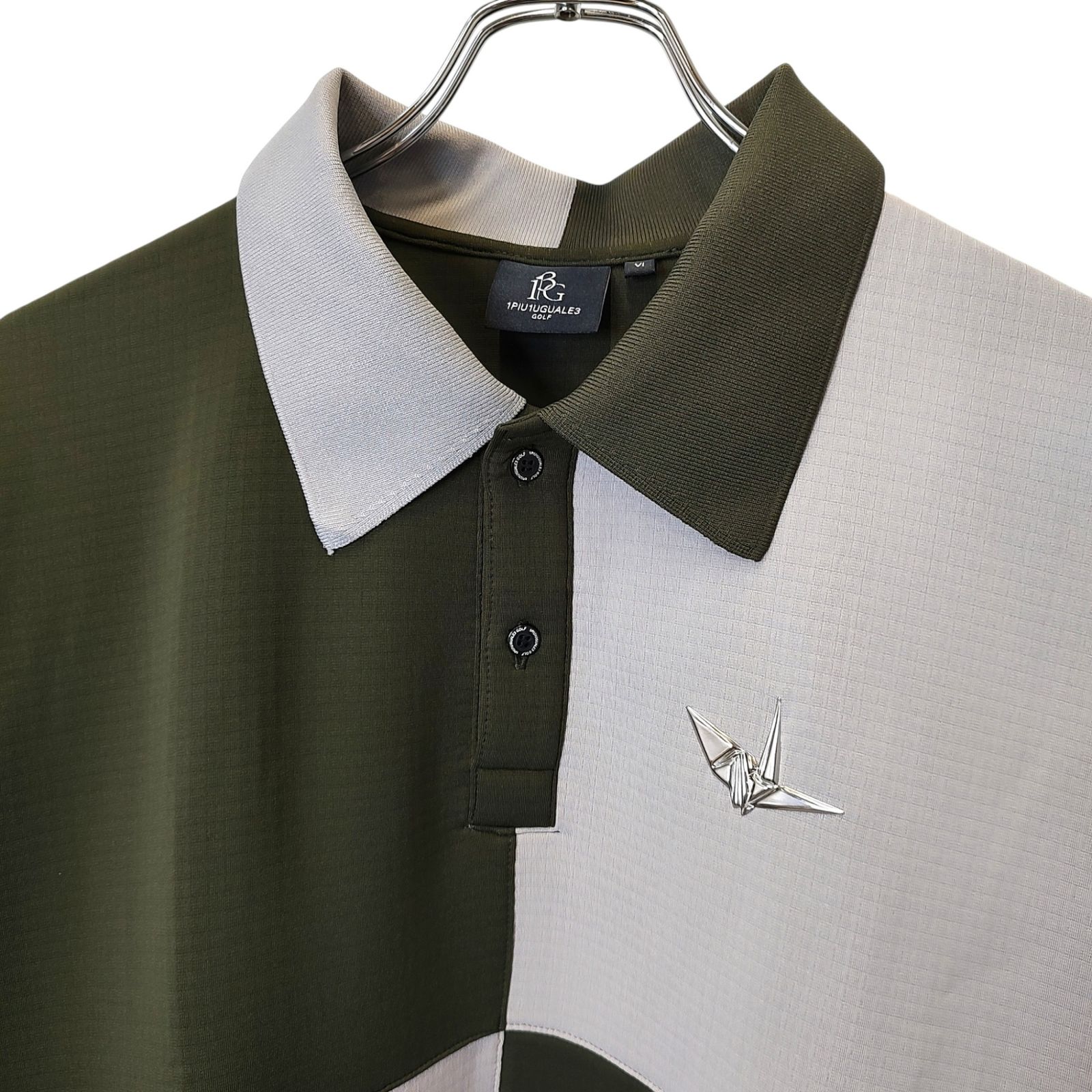 美品ウノピュウノゴルフ1piu1uguale3GOLF/長袖ポロシャツ/グレー6 楽天市場】1PIU1UGUALE3 GOLF 長袖ポロシャツ メンズ 秋冬用 黒