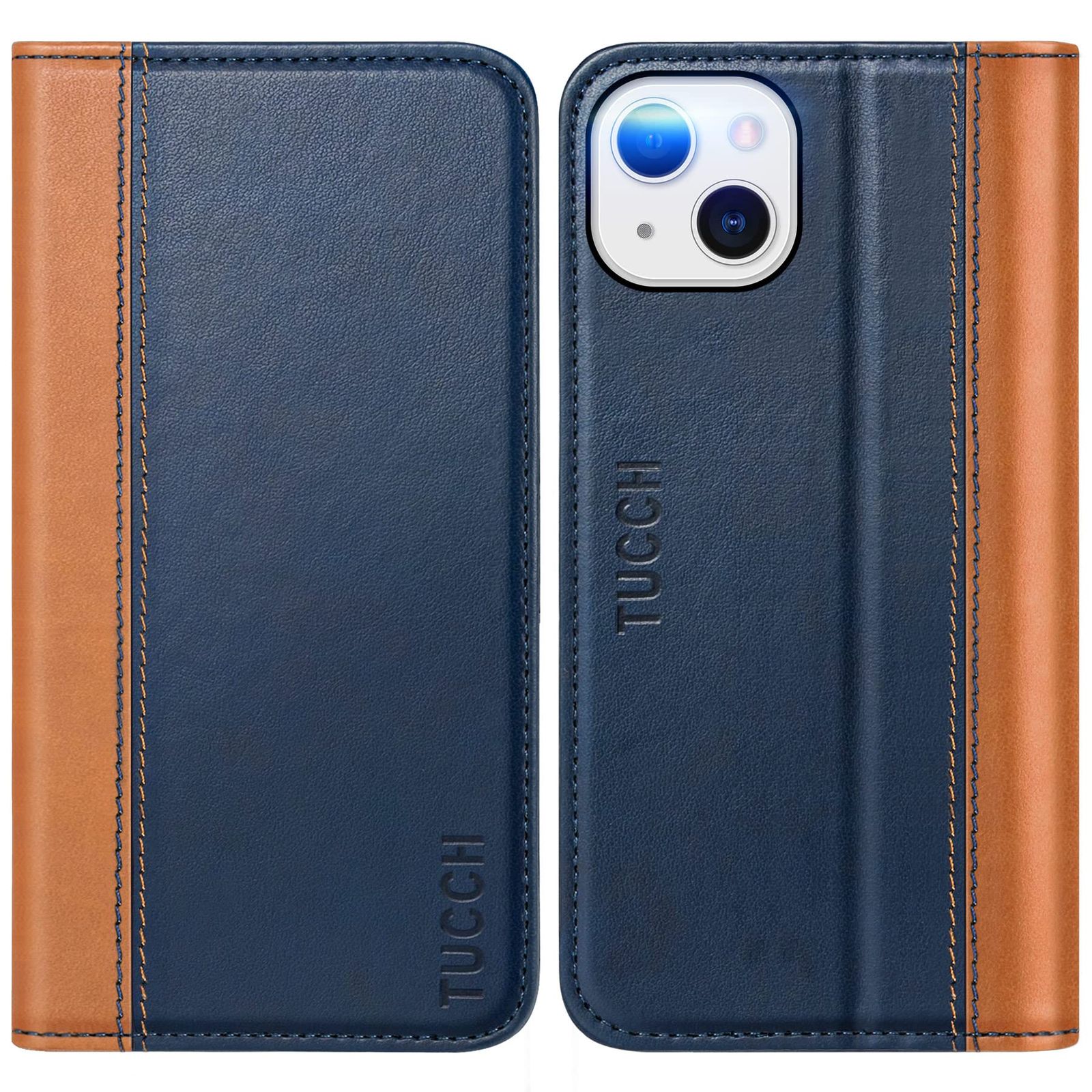 TUCCH iPhone14 用 ケース 手帳型 アイフォーン 14 ケース手帳型 全面保護 衝撃吸収 カード収納 スタンド機能 高級PU合皮ケース [RFIDブロッキング] あいほん14ケース 財布型 スマホケース(2022年発売