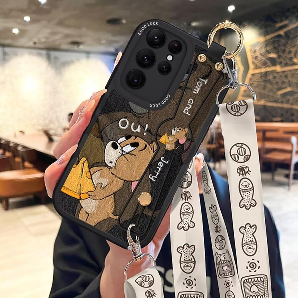 【数量限定】カバー S24 S24 Galaxy Galaxy ワイヤレス充電対応 指紋防止 全面保護 レンズ保護 バンパー TPU 耐衝撃 薄型 軽量 スマホケース トムとジェリー ケース