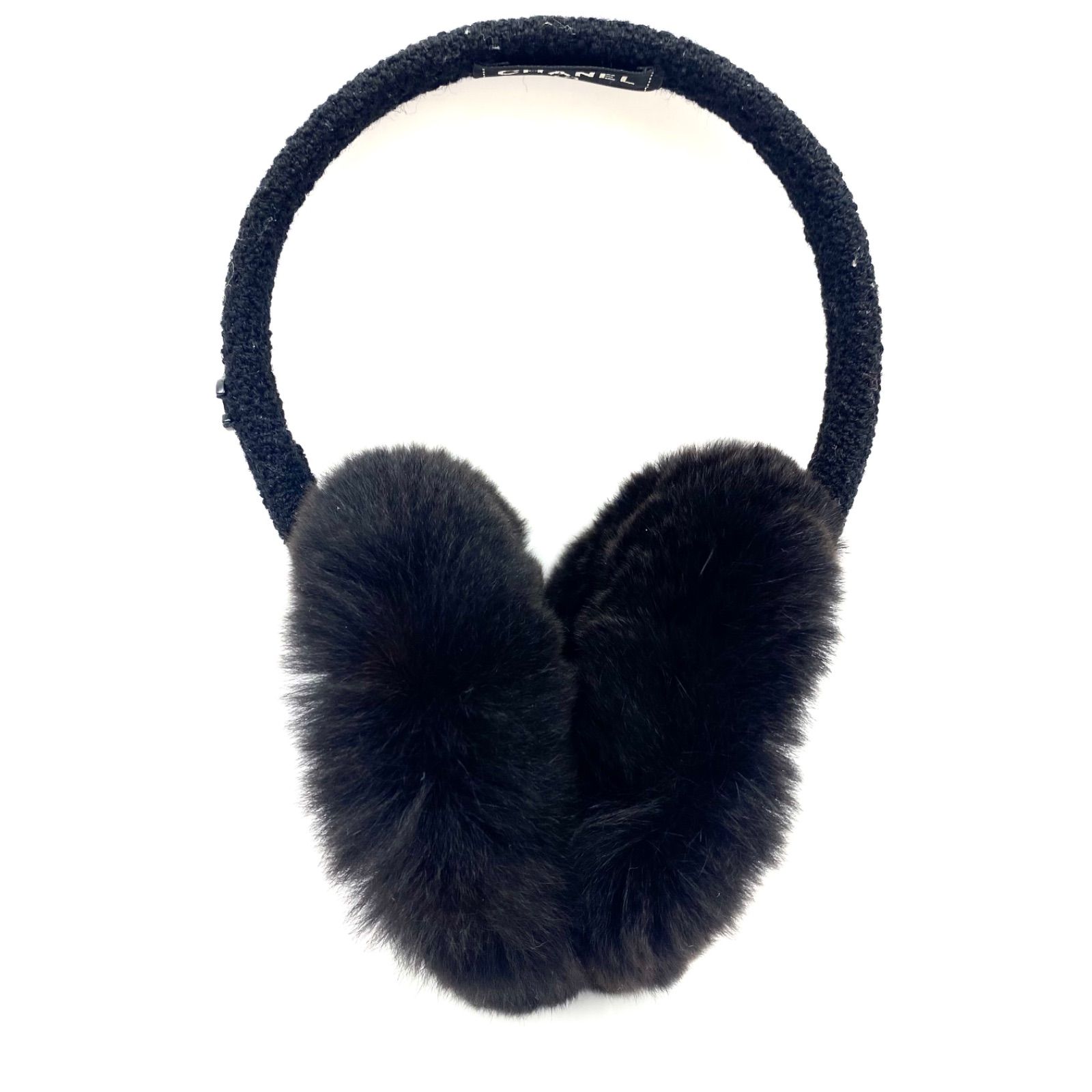 今季　CHANEL ブラック 耳あて・イヤーマフ 今季 CHANEL ブラック 耳あて・イヤーマフ 今季CHANEL ブラック 耳あて